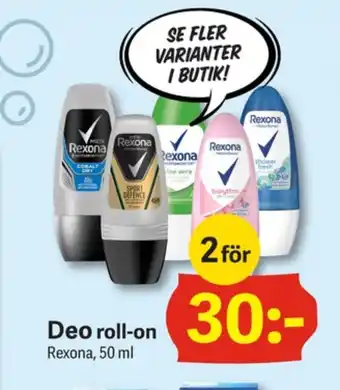 DollarStore Rexona Deodorant erbjuda