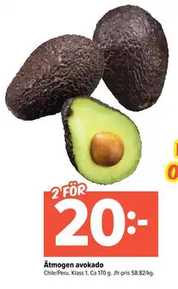 Coop Extra Ätmogen avokado, SEK 20 erbjuda