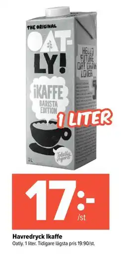 Coop Extra Havredryck Ikaffe, SEK 17 erbjuda