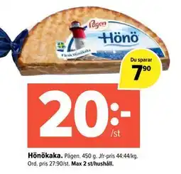 Coop Extra Hönökaka., SEK 20 erbjuda