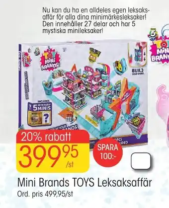 EKO Mini Brands TOYS Leksaksaffär erbjuda