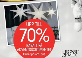 EKO 70% Rabatt På Adventssortimentet Konstsmide erbjuda