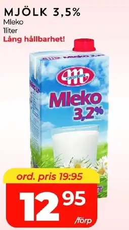 Matrix Butikerna MLEKO Mjölk 3,5% erbjuda