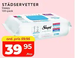 Matrix Butikerna SLEEPY Städservetter erbjuda
