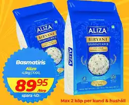 Matrix Butikerna ALIZA Basmatiris erbjuda