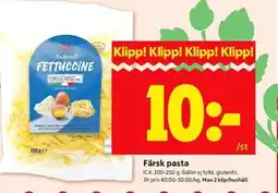 ICA Kvantum ICA Färsk pasta erbjuda