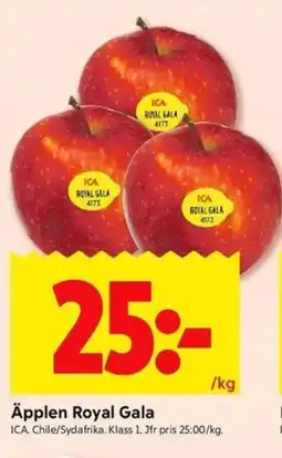 ICA Kvantum ICA Äpplen royal gala erbjuda