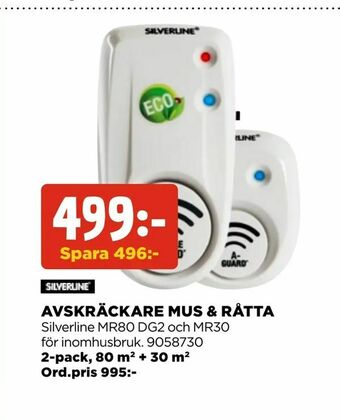 Jem&Fix Avskräckare mus & råtta erbjuda