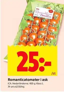 ICA Kvantum ICA Romanticatomater i ask erbjuda