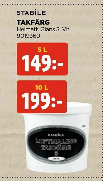 Jem&Fix Takfärg erbjuda