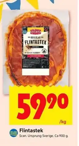 ICA Kvantum SCAN Flintastek erbjuda