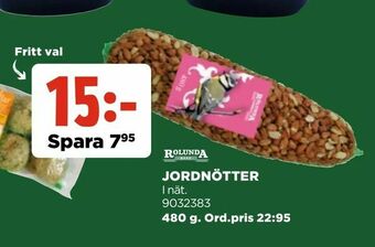 Jem&Fix Jordnötter erbjuda