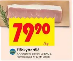 ICA Kvantum Fläskytterfilé erbjuda