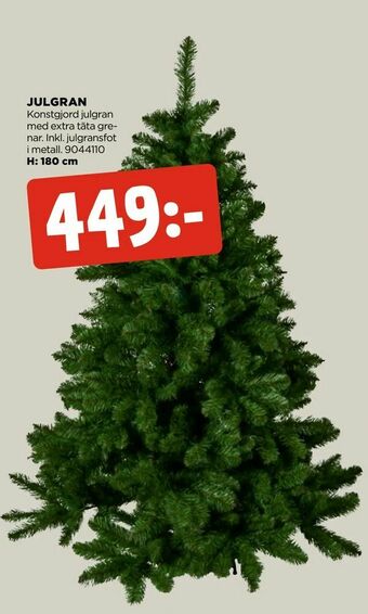 Jem&Fix Julgran erbjuda
