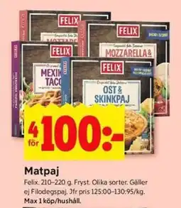 ICA Kvantum FELIX Matpaj erbjuda