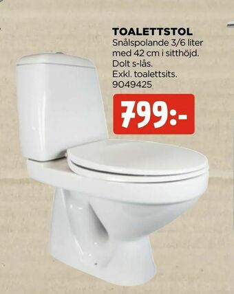 Jem&Fix Toalettstol erbjuda