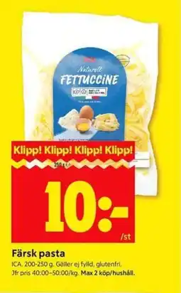 ICA Kvantum ICA Färsk pasta erbjuda