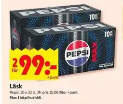ICA Kvantum PEPSI Läsk erbjuda