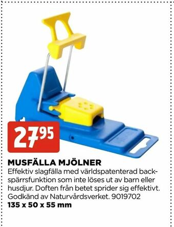 Jem&Fix Musfälla mjölner erbjuda
