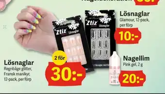 DollarStore ZTIZ Nagellim erbjuda