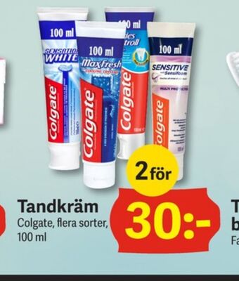 DollarStore Colgate Tandkräm erbjuda