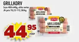 Din Mat GRILLKORV erbjuda
