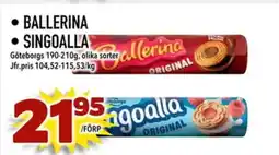 Din Mat • BALLERINA •SINGOALLA erbjuda