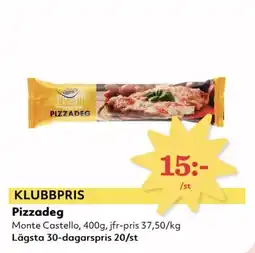 Hemköp Pizzadeg erbjuda