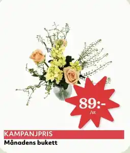 Hemköp Månadens bukett erbjuda
