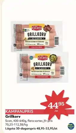 Hemköp Grillkorv erbjuda