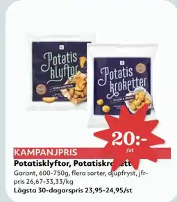 Hemköp Potatisklyftor, Potatiskrosett erbjuda