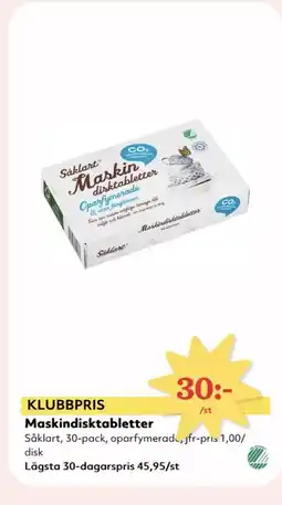 Hemköp Maskindisktabletter erbjuda