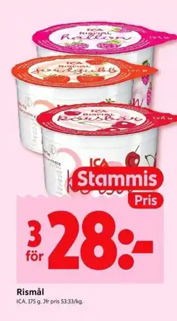ICA Kvantum Rismål erbjuda