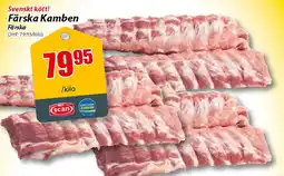 Extra Mjällby Stormarknad Svenskt kött! Färska Kamben erbjuda