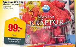 Extra Mjällby Stormarknad Spanska Kräftor erbjuda