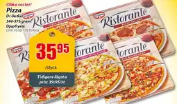 Extra Mjällby Stormarknad Olika sorter! Pizza Dr Oetker erbjuda