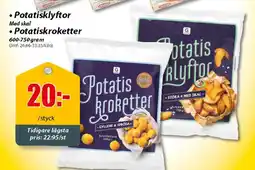 Extra Mjällby Stormarknad • Potatisklyftor Med skal Potatiskroketter erbjuda