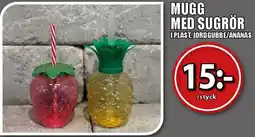 Extra Mjällby Stormarknad MUGG MED SUGRÖR erbjuda