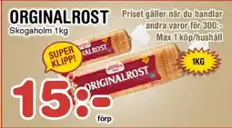 Nya Pulsen ORIGINALROST erbjuda