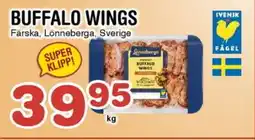 Nya Pulsen BUFFALO WINGS erbjuda