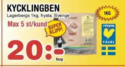 Nya Pulsen KYCKLINGBEN erbjuda