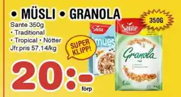 Nya Pulsen • MÜSLI • GRANOLA erbjuda
