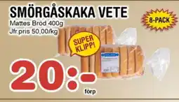 Nya Pulsen SMÖRGÅSKAKA VETE erbjuda