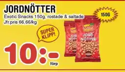 Nya Pulsen JORDNÖTTER erbjuda