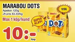 Nya Pulsen MARABOU DOTS erbjuda