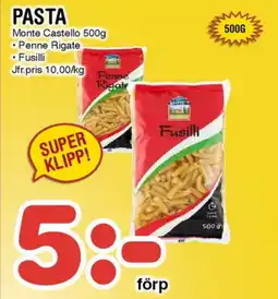 Nya Pulsen PASTA erbjuda