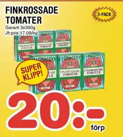 Nya Pulsen FINKROSSADE TOMATER erbjuda