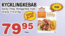 Nya Pulsen KYCKLINGKEBAB erbjuda