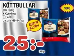 Nya Pulsen KÖTTBULLAR erbjuda
