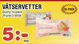 Nya Pulsen VÅTSERVETTER erbjuda